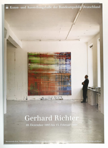 Gerhard Richter. Ausstellungsplakat Bonn, 1993