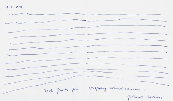 Gerhard Richter. Originalzeichnung, 1998