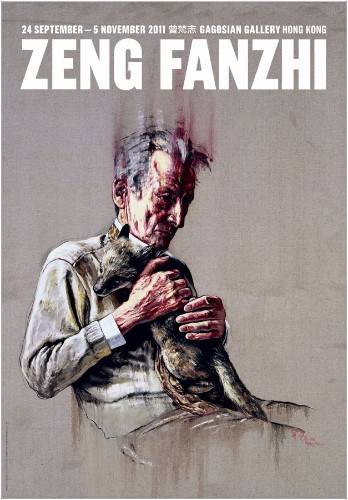 Zeng Fanzhi. Ausstellungsplakat, 2011, signiert