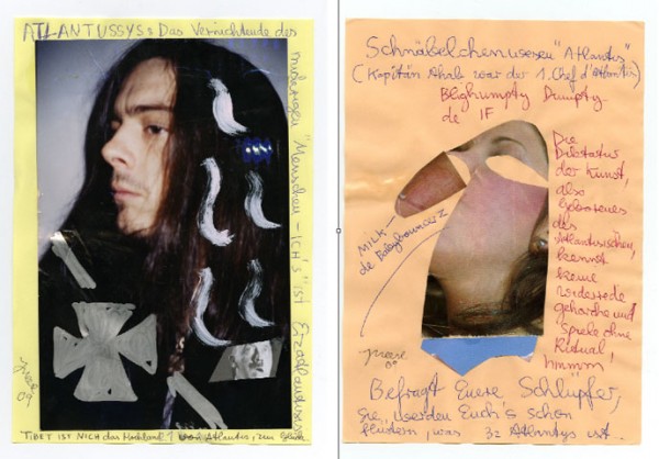 Jonathan Meese. Erzstaat Atlantisis 2009, Diptychon 21/32