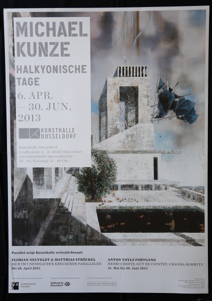 Michael Kunze. Halkyonische Tage, 2013. Plakat