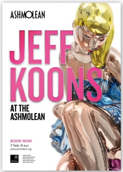 Jeff Koons. Exhibition Poster Ashmolean, 2019