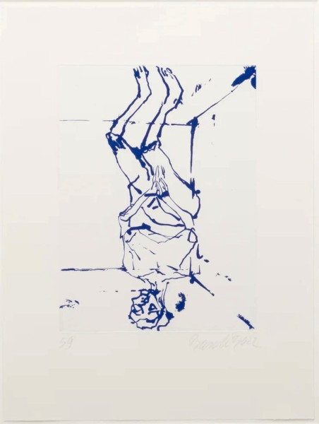 Georg Baselitz. Serpentine, 2022 (blue)
