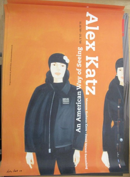 Alex Katz. Ausstellungsplakat "An American Way of Seeing", 2009. signiert