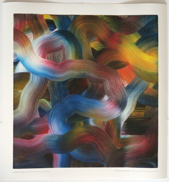 Gerhard Richter. Abstraktion, Ausstellungplakat, 2018 (Rot-Blau-Gelb)