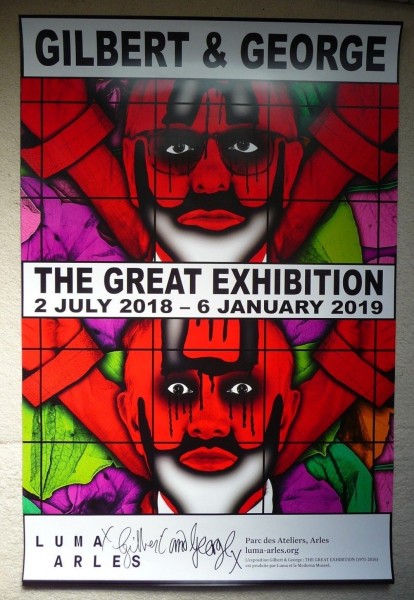 Gilbert & George. Poster The Great Exhibition, Luma Arles, 2018 signiert (2)