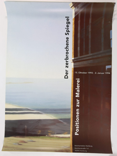 Gerhard Richter. Der zerbrochene Spiegel. Ausstellungsplakat 1993