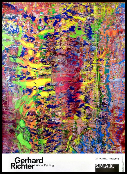 Gerhard Richter. Abstraktes Bild 2017 Plakat SMAK Gent, 2017