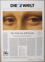 Jeff Koons, Sammleredition DIE WELT vom 6.November 2017, signiert Jeff Koons, Sammleredition DIE WELT vom 6.November 2017, signiert