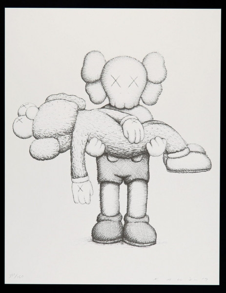 KAWS Limited Edition Art Book With Screenprint, 2019