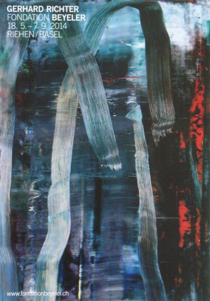 Gerhard Richter. Fondation Beyeler, 2014 Ausstellungsplakat (Wald)