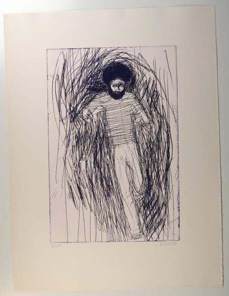 Daniel Richter. Hubert Fichte, 2010. Radierung