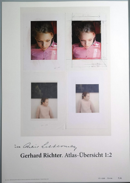 Gerhard Richter. Edition Ella, (Im Atelier Liebermann),2020 signiert WEISS