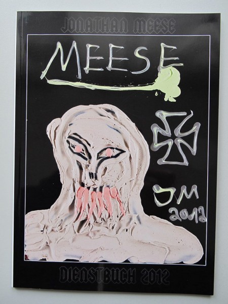 Jonathan Meese. Dienstbuch 2012. signiert