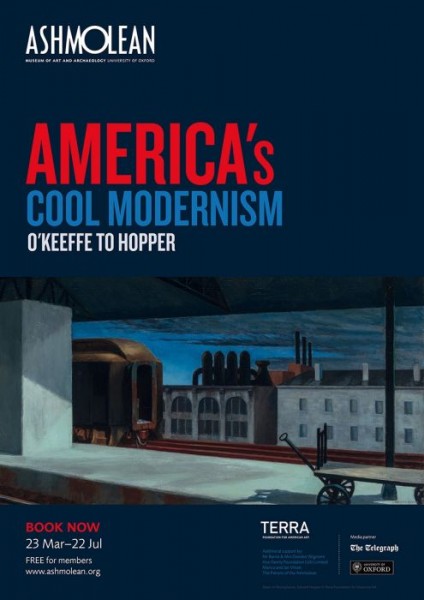 Edward Hopper. Exhibition Poster America's Cool Modernismism, 2018