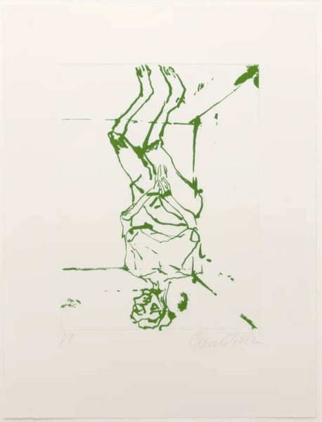 Georg Baselitz. Serpentine, 2022 (green)