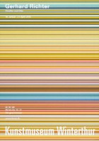 Gerhard Richter. Streifen und Glas, 2014 Ausstellungsplakat Winterthur 2 Gerhard Richter. Streifen und Glas, 2014 Ausstellungsplakat Winterthur 2