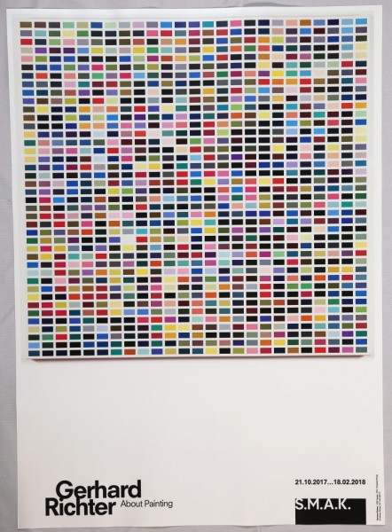 Gerhard Richter. Plakat 1025 Farben. Ghent 2017