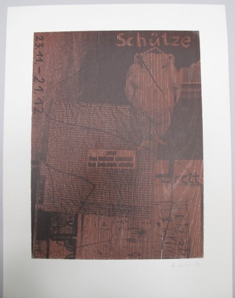 Albert Oehlen.Untitled (Schütze), 1985