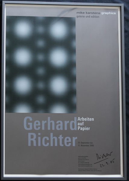 Gerhard Richter - Arbeiten auf Papier, Mike Karstens signiert