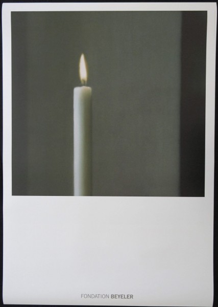 Gerhard Richter. Kerze. Fondation Beyeler, 2014 Kunstdruck
