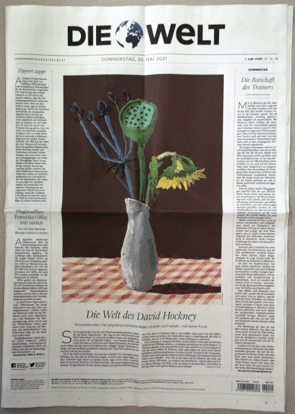 David Hockney. Die Welt. Künstlerausgabe, 20.05.2021