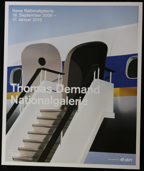 Thomas Demand Nationalgalerie. Ausstellungsplakat, 2009 (Gangway)