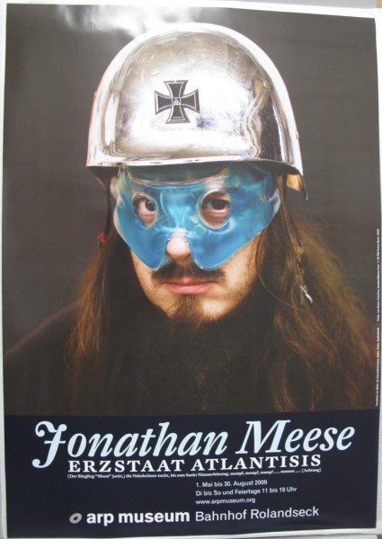 Jonathan Meese. Erzstaat Atlantisis, 2009. Ausstellungsplakat