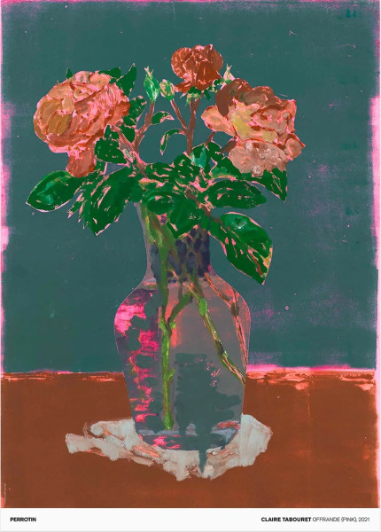 Claire Tabouret. Offrande (pink) (signed poster)
