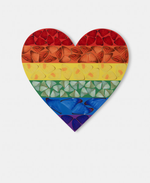 Damien Hirst. Butterfly Heart. (H7-4) small