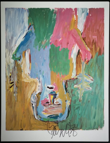 Georg Baselitz. Kunstdruck (5), signiert