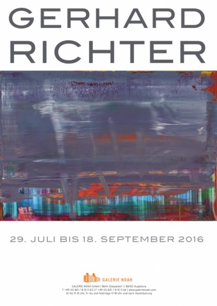 Gerhard Richter. Plakat Galerie Noah, 2016