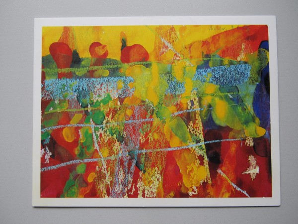 Gerhard Richter. Ausstellungseinladung, Krefeld, 2000, signiert