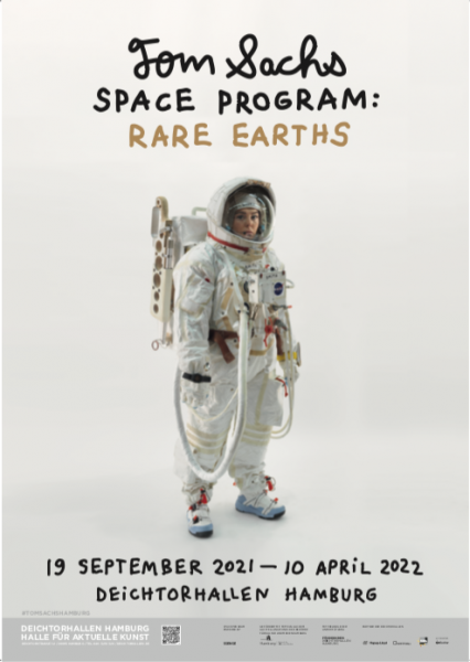 Tom Sachs. Plakat SPACE PROGRAM: RARE EARTHS (SELTENE ERDEN), 2022