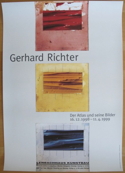 Gerhard Richter. Plakat Der Atlas und seine Bilder, 1998