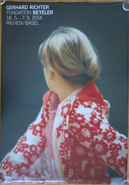 Gerhard Richter. Fondation Beyeler, 2014 Ausstellungsplakat (Betty)