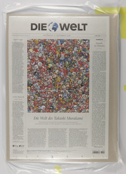 Takashi Murakami. DIE WELT vom 11. Dezember 2019, eingeschweißt