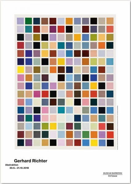 Gerhard Richter.Abstraktion, 2018 Plakat (192 Farben (136) )