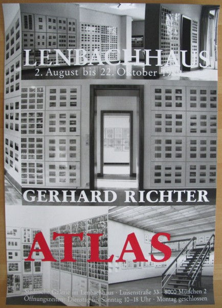 Gerhard Richter. Plakat ATLAS, 1989