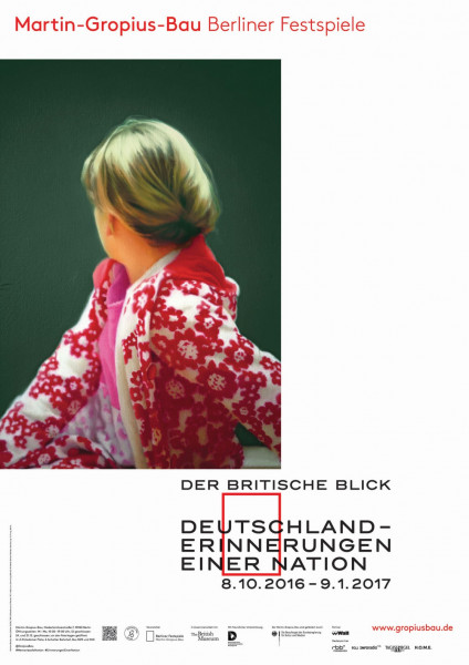 Plakat „Der Britische Blick“. Gerhard Richter. Motiv: Betty