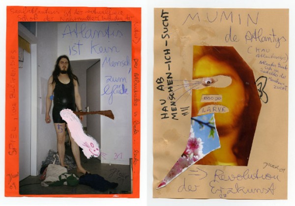 Jonathan Meese. Erzstaat Atlantisis 2009, Diptychon 31/27