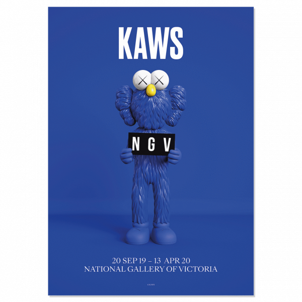 KAWS. Poster BFF Blue, 2019