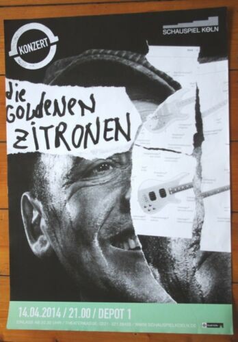 Daniel Richter. Plakat. Die goldenen Zitronen