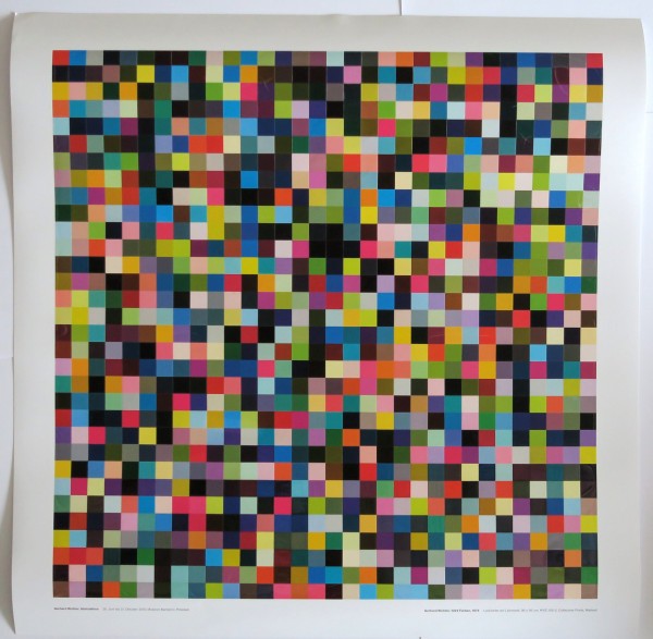 Gerhard Richter. Abstraktion, Ausstellungplakat, 2018 (1024 Farben)