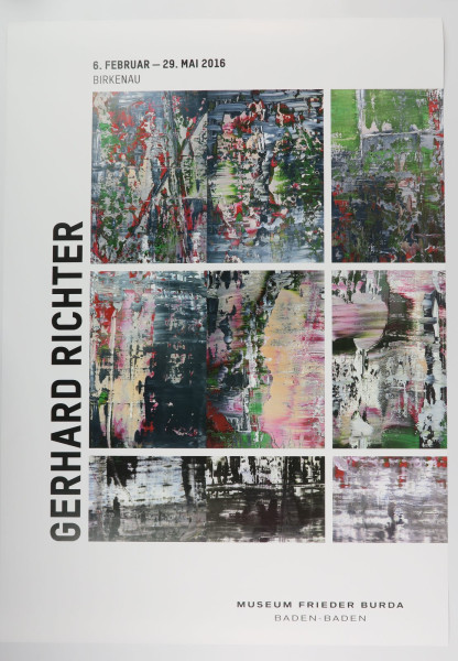 Gerhard Richter. Birkenau. Austellungsplakat