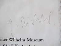 Vorschau: Gerhard Richter. Ausstellungsplakat, Krefeld, 2000, signiert Vorschau: Gerhard Richter. Ausstellungsplakat, Krefeld, 2000, signiert