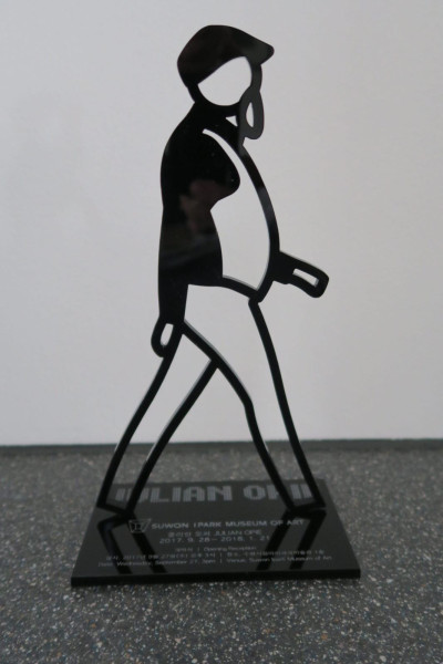 Julian Opie. Walking in Suwon, 2017