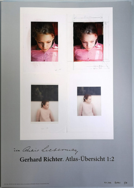 Gerhard Richter. Edition Ella, (Im Atelier Liebermann),2020 signiert GRAU